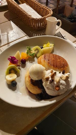 Heavenly pancakes at AIN SOPH.Journey in Kyoto