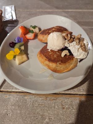 Heavenly pancakes at AIN SOPH.Journey in Kyoto