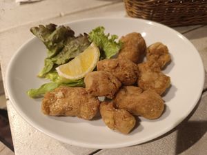 Fried soy chicken at AIN SOPH.Journey in Kyoto