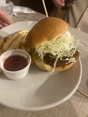 Soy patty burger   at AIN SOPH.Journey in Kyoto