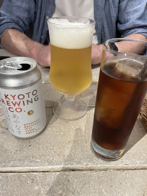 Beer and iced tea   at AIN SOPH.Journey in Kyoto