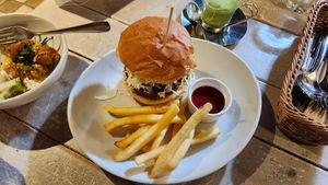 Soy cutlet burger at AIN SOPH.Journey in Kyoto