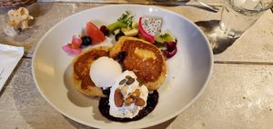 Heavenly Pancakes 😇🥞 at AIN SOPH.Journey in Kyoto