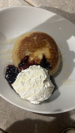 Vegan breakfast pancakes  at AIN SOPH.Journey in Kyoto