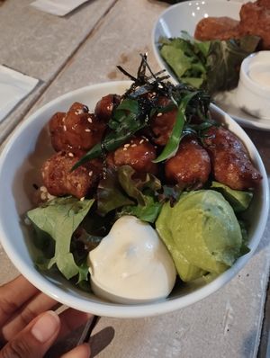 Teriyaki bowl at AIN SOPH.Journey in Kyoto