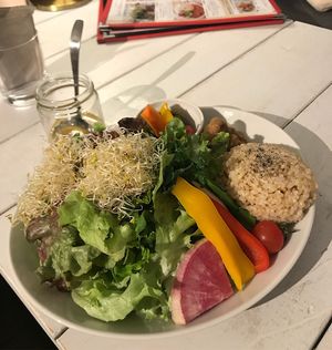 Salad Lunch Plate at AIN SOPH.Journey in Kyoto