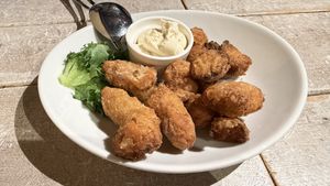 Soy nuggets with vegan mayo  at AIN SOPH.Journey in Kyoto