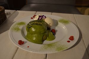 Matcha pancakes 02 at AIN SOPH.Journey in Kyoto
