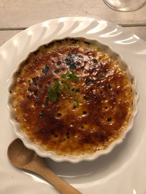 Creme brûlée - divine. So creamy with a great toffee crunch.  at AIN SOPH.Journey in Kyoto