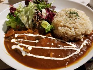 Mushroom and tomato curry...so so good! at AIN SOPH.Journey in Kyoto