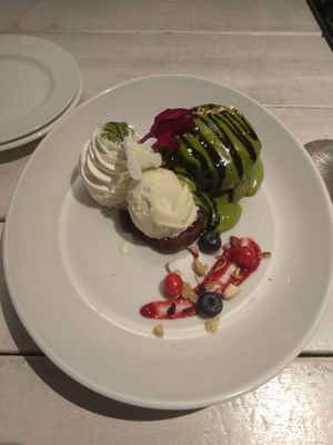 Matcha pancakes at AIN SOPH.Journey in Kyoto