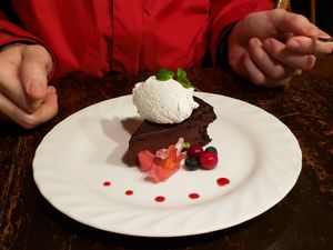 Chocolate cake at AIN SOPH.Journey in Kyoto