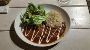 Mushroom curry  at AIN SOPH.Journey in Kyoto