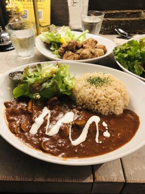 Mushroom hayashi curry at AIN SOPH.Journey in Kyoto