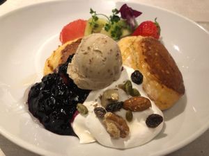Pancake dessert at AIN SOPH.Journey in Kyoto