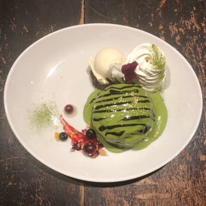 Matcha Pancake at AIN SOPH.Journey in Kyoto
