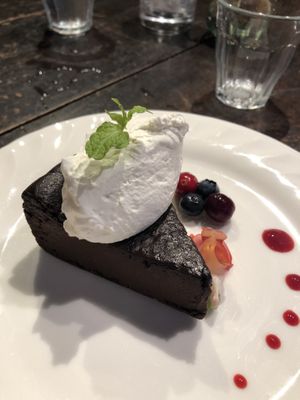 Chocolate cake mmmm at AIN SOPH.Journey in Kyoto