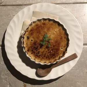 Creme brulee at AIN SOPH.Journey in Kyoto