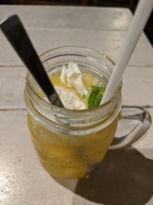 Pineapple cream soda at AIN SOPH.Journey in Kyoto
