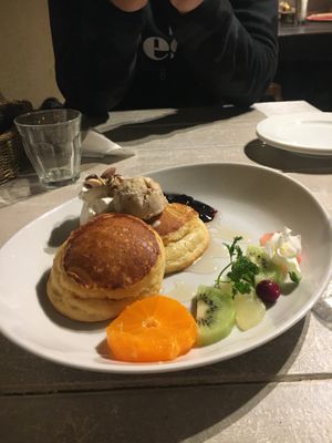 Vegan pancakes  at AIN SOPH.Journey in Kyoto