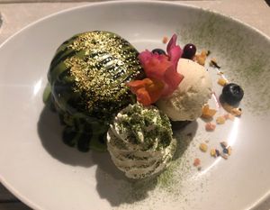 Matcha pancakes at AIN SOPH.Journey in Kyoto