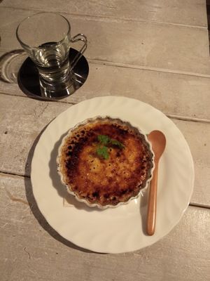 Delicious Creme Brulee at AIN SOPH.Journey in Kyoto