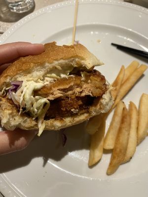 Soy cutlet burger  at AIN SOPH.Journey in Kyoto