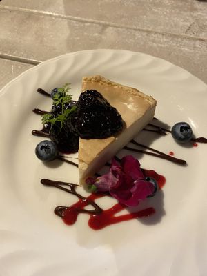 Baked soy NY cheesecake at AIN SOPH.Journey in Kyoto