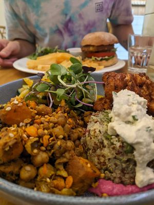 Buddha bowl at The Butcher's Son in Auckland