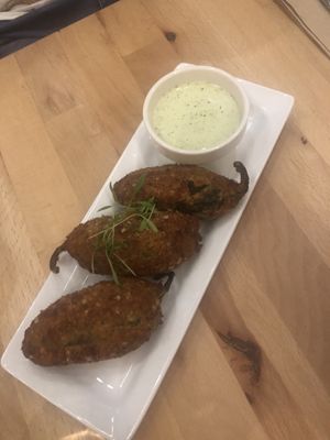 Jalapeño poppers  at The Butcher's Son in Auckland