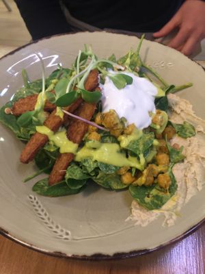 Greens bowl at The Butcher's Son in Auckland