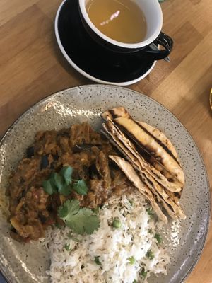 Aubergine curry at The Butcher's Son in Auckland