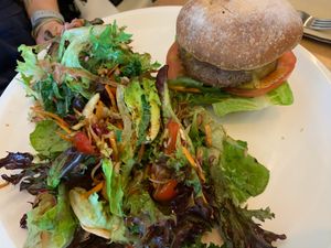 Beyond beef burger  at The Butcher's Son in Auckland