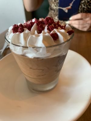 Vegan chocolate mouse 👌🏽 at The Butcher's Son in Auckland