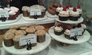Cupcakes and cookies at By Chloe - Covent Garden in London