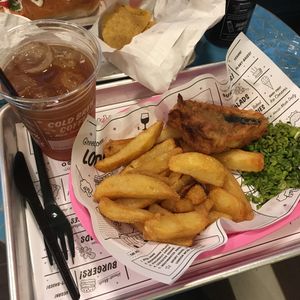 Tofish and chips at By Chloe - Covent Garden in London