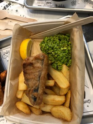 Fish and Chips at By Chloe - Covent Garden in London