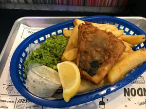Fish & chips at By Chloe - Covent Garden in London