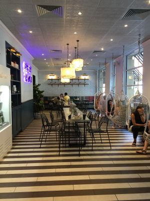 Inside decor at By Chloe - Covent Garden in London