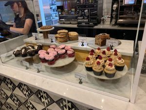 Cake selection at By Chloe - Covent Garden in London