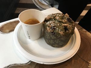 Matcha muffin  at By Chloe - Covent Garden in London