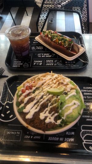 Quinoa taco salad!! Amazing  at By Chloe - Covent Garden in London