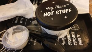 Sticky toffee pudding with coconut whipped cream at By Chloe - Covent Garden in London