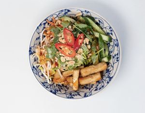 Rice noodles with Tofu (from website)  at District Tonkin in Copenhagen
