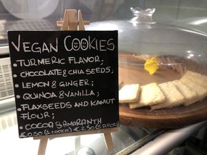 Vegán cookie  at Escosazio in Rome