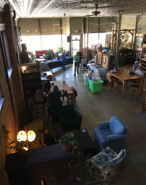 View from the loft at Raw Deal in Menomonie