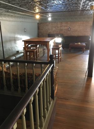 Part of the loft at Raw Deal in Menomonie