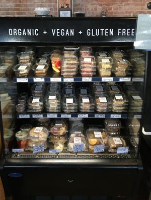 Lots of vegan and raw vegan ready-to-eat food! at Raw Deal in Menomonie