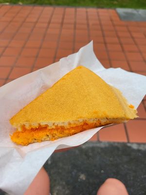 Coconut pancake at Granny's Pancake in Central Singapore