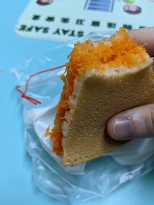 Coconut pancake at Granny's Pancake in Central Singapore